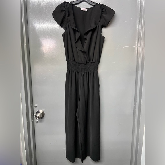 Parker Pants - Parker Sleeveless Ruffle-Neck Cropped Billie Jumpsuit size 6‎